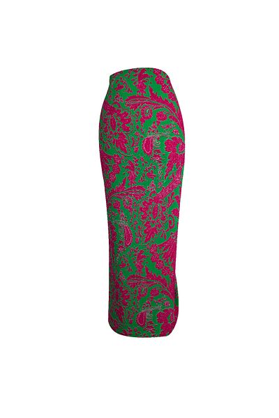 MANOTRES Peach Paisley Pareo