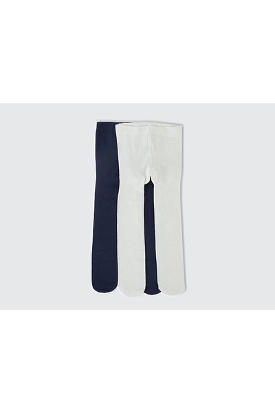 United Colors of Benetton Baby Navy Blue Mix 2-Piece Pantyhose