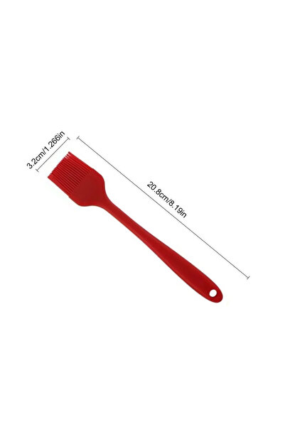 Choice1 Red Silicone Barbecue Oil Brush Heat-resistant Pastry Brush Upgrade O...