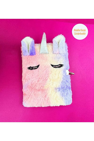 Gift Moda 100 Sheets Plush Notebook in A4 Size