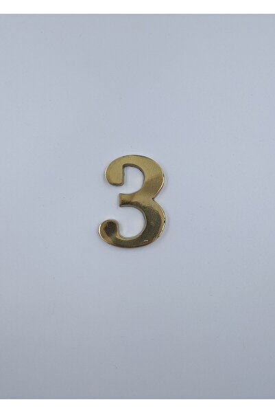 Kalender Döküm Brass Number 6cm Nail No:3