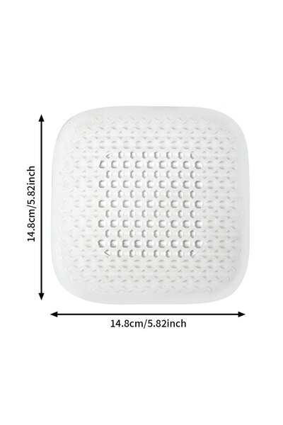 choice2 فلتر سيليكون أبيض لتصريف مياه الأرضيات، مانع لتسرب الشعر، سدادة حوض ا...