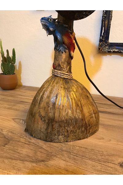 ANTİKA AYAL Wooden Lampshade