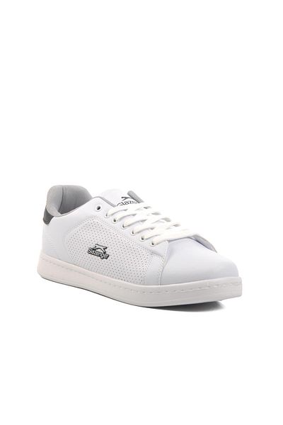 Slazenger Ανδρικά παπούτσια ποδοσφαίρου Isco M μεγάλου μεγέθους λευκό-μαύρο