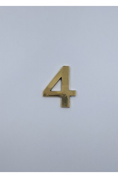 Kalender Döküm Brass Number 6cm Nail No:4