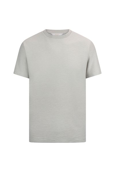 Hatemoğlu Μπλουζάκι Khaki Regular Fit Crew Neck Basic