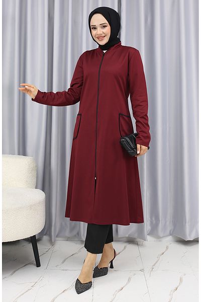 sefamerve Τσέπη με φερμουάρ 1642-03 Claret Red