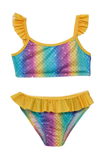 NEOPY بيكيني بناتي بتفاصيل كشكش من نيروبي 5207