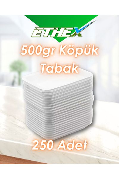 Ethex 500Gr Foam Plate - (Mod 2 - 250 Pieces)