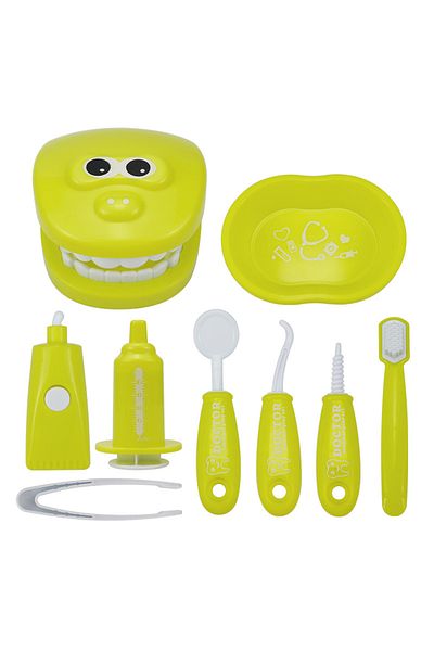 Choice4 Yellow Children Montessori Toys Parent-child Interaction For Girl Boy Dentist Check Teeth Model Doct