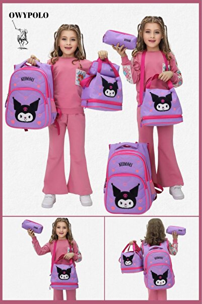 OWYON KUROMİ TERMAL BESLENME ÇANTALI ÜÇLÜ İLKOKUL SETİ