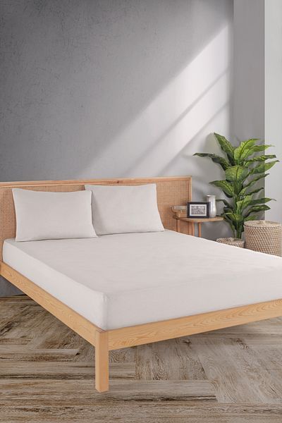 MYLASA HOME |   قسط |   طقم ملاءات مزدوجة مطاطية مصنوعة من القطن بنسبة 100%
