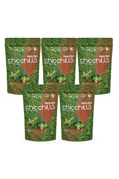 Chicchills Dondurularak Kurutulmuş Brokoli - Freeze Dried Brokoli 30g x 5