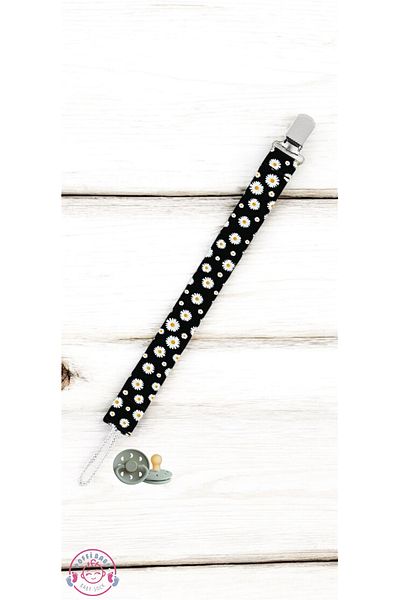 poffibaby Daisy Patterned Pacifier Strap