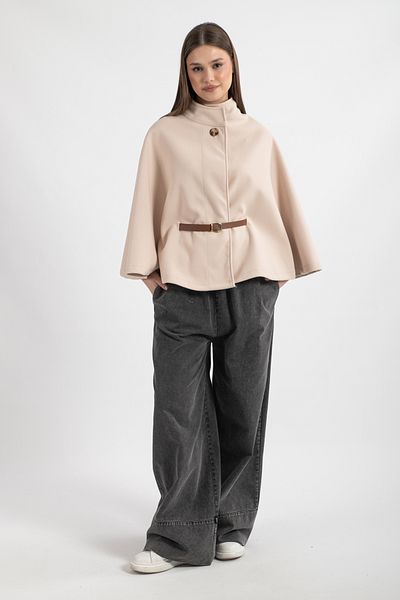 Hatun Atila Stamped Cloak Poncho