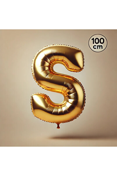 aysequlce Letter S Letter Balloon Colossal Size 100 cm