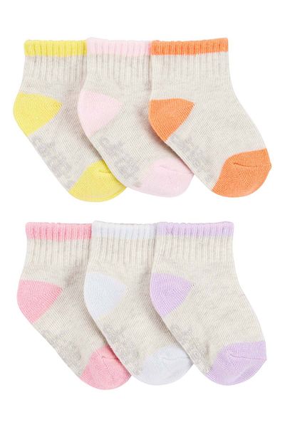 Carter's Baby Girl Socks Set 6 Pack