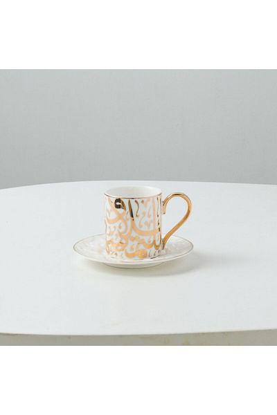 Bien Servi 6-Piece Elegant Design High Quality Turkish Coffee Set