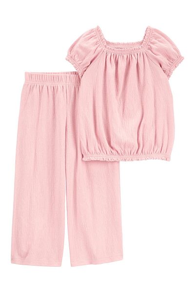Carter's Little Girl's 2-Piece Top and Bottom Set