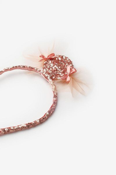 Le Mabelle Rose Sequin Candy Figured Girl's Crown