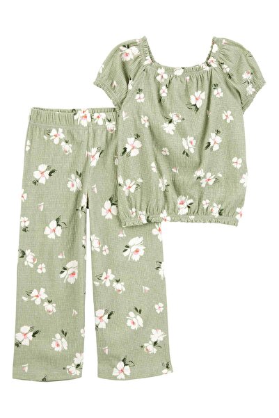 Carter's Little Girl's 2-Piece Top and Bottom Set