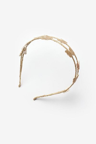 Le Mabelle Gold Little Butterfly Girl's Crown