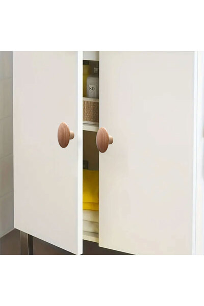 Badem10 Bohemian Plastic Button Handle (10 Pcs) Walnut Furniture Kitchen Drawer Cabinet Cabinet Handle Handle Handles