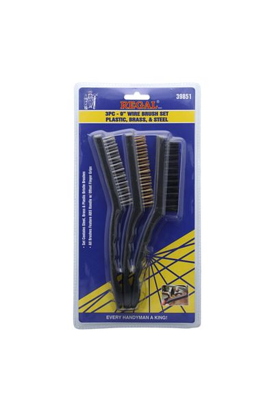 Regal 3-Piece Wire Brush Set