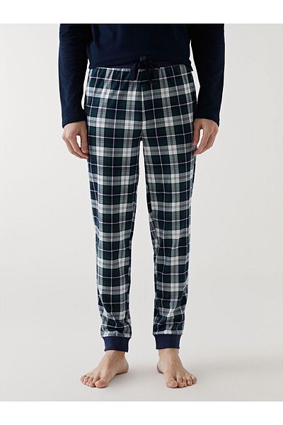 LC Waikiki Ανδρικές πιτζάμες καρό καρό LCW Standard Fit