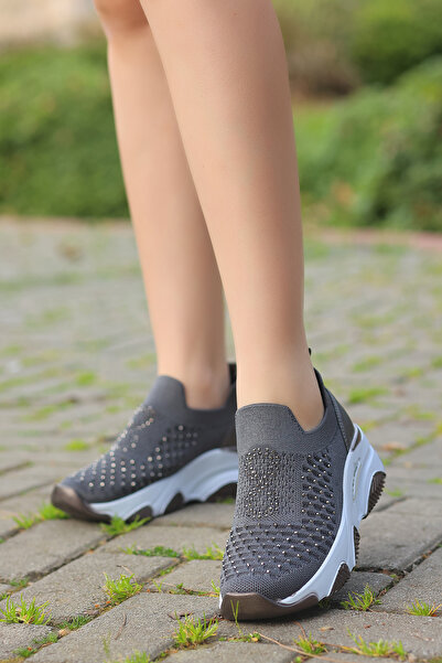 kajal ayakkabı DNR 203 Πλεκτά Πλεκτά Περίσταση Παπούτσια με Λεπτομέρεια