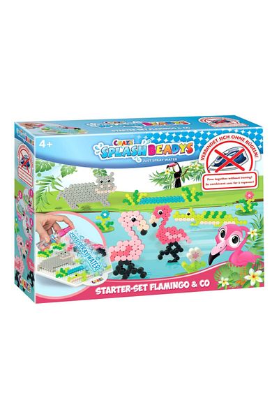 CRAZE Plastic Margele Flamingo Splash Beadys Starter Set