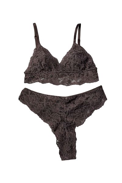 FUNELLA Lace Thong Underwear Set
