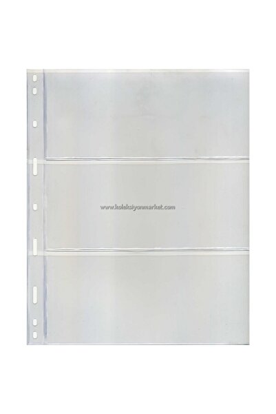 Genel Markalar Koleksiyon Market-Teksöz-1323 Kağıt Para Sayfası Üç Bölmeli Şe...