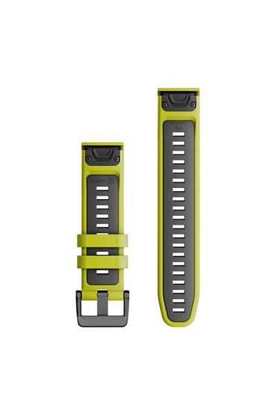 Garmin Quickfit 22 mm Replacement Strap - Yellow Graphite