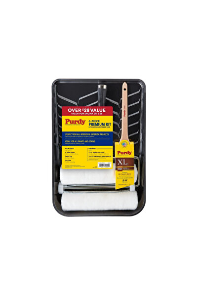 Purdy مجموعة أسطوانة الرسامين الفاخرة من وايت دوف - 9 بوصات