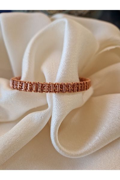 isikaccessories Pure Copper (Unplated)Thick King Men's Bracelet 17,18,19,20cm