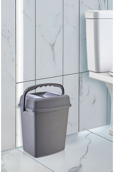 ASlife Home Κάδος απορριμμάτων κουζίνας μπάνιου με λαβή 5 λίτρων
