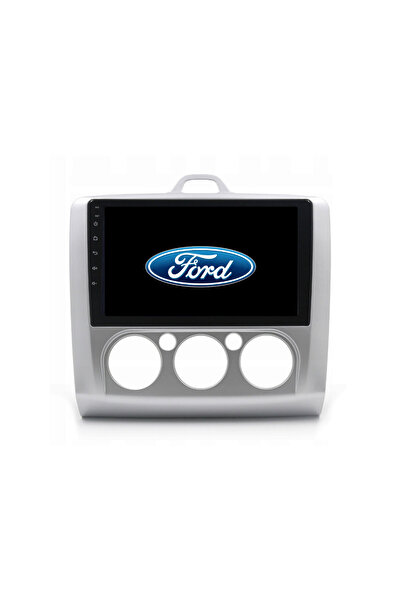 Blueway Ford Focus 2 Araç Multimedya Android Ekran Carplay Double Teyp 2+32 9" 05-11 Analog Silver BLUEWAY