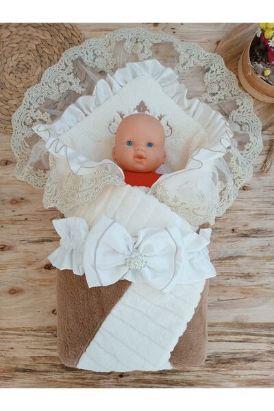 Tomuycuk Winter Prism Baby Swaddle Unisex Baby Outer Swaddle Blanket Hospital Exit Swaddle Blanket