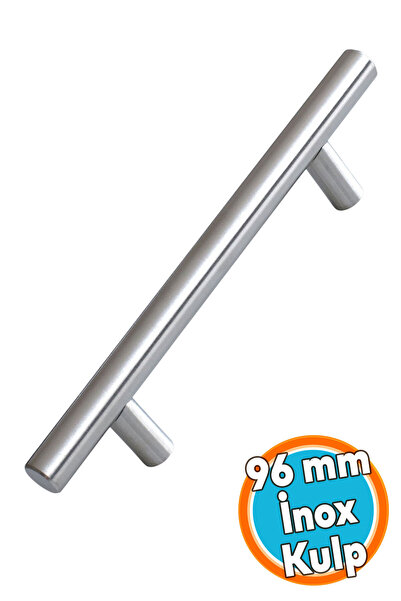 NZB İnox Metal Mobilya Mutfak Çekmece Dolap Dolabı Kulbu Kulpu Kulpları (96 m...