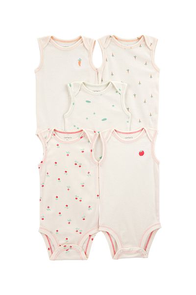 Carter's Baby Short Sleeve Bodysuit 5 Pack