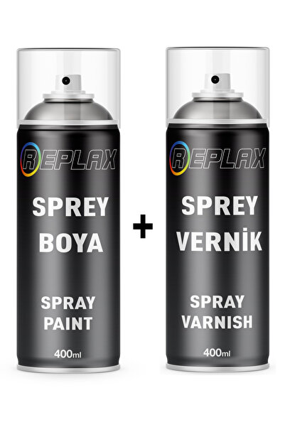 REPLAX Chevrolet Cruze Gar  Uyumlu Karbon Siyah Sprey Rötuş Boyası+sprey Vernik