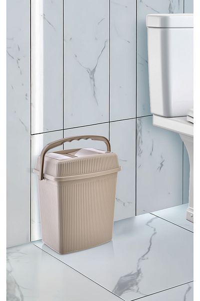 ASlife Home Κάδος απορριμμάτων κουζίνας μπάνιου με λαβή 5 λίτρων