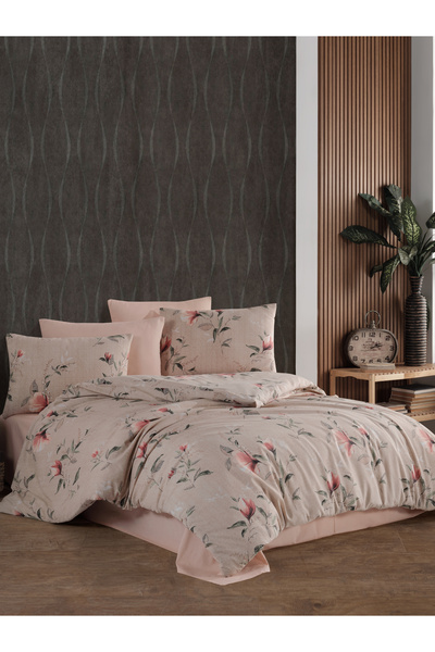 NazeninHome طقم غطاء لحاف مزدوج من دريم، قطن مينا |   بدون ورق سرير