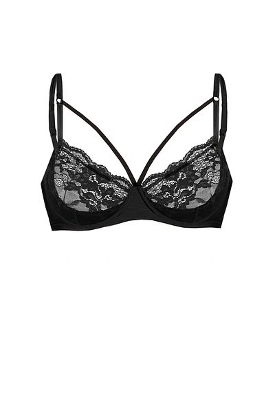 Simi Underwear Sutien cu sârmă din dantelă neagră pentru femei Marisa Special Design