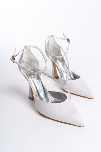 modanisshoes Elegant Stone Banded Heeled Women's Stiletto Shoes