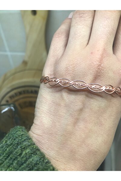 isikaccessories Pure Copper Minimalist Model Thin Bracelet 15,16,17,18,19,20 cm