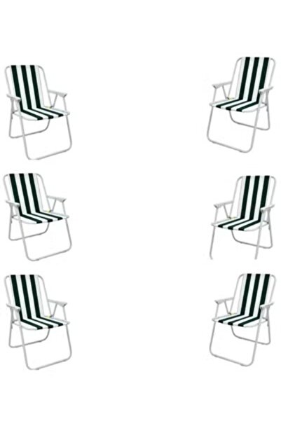 smart home مجموعة كراسي تخييم مكونة من 6 كراسي قابلة للطي، كرسي نزهة، كرسي ري...