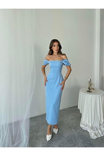 conconmoda Rochie Atlas lungă Elenor