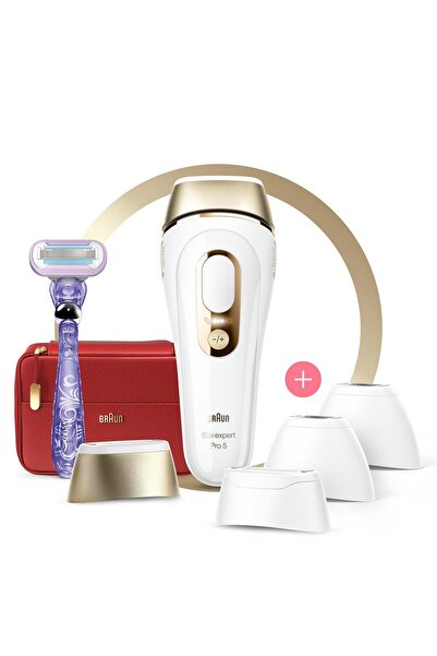 Braun Silk Expert Pro 5 Pl5387 400.000 Atımlı, 4 Başlıklı Yeni Nesil Ipl Tasarım Çanta